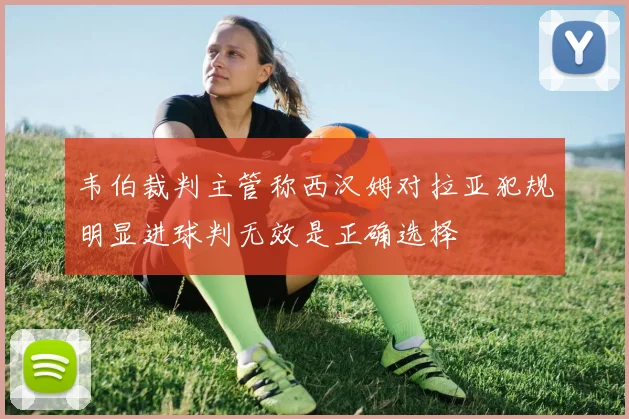 韦伯裁判主管称西汉姆对拉亚犯规明显进球判无效是正确选择